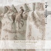 image:imageDriftAway 100 Blackout Curtains Toile Linen Back Tab W52xL84 BlackBeige