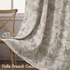 image:imageDriftAway 100 Blackout Curtains Toile Linen Back Tab W52xL84 BlackBeige