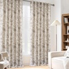 image:imageDriftAway 100 Blackout Curtains Toile Linen Back Tab W52xL84 BlackBeige