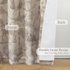 image:imageDriftAway 100 Blackout Curtains Toile Linen Back Tab W52xL84 BlackBeige