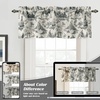 image:imageDriftAway 100 Blackout Curtains Toile Linen Back Tab W52xL84 BlackBlack