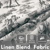 image:imageDriftAway 100 Blackout Curtains Toile Linen Back Tab W52xL84 BlackBlack