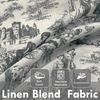 image:imageDriftAway 100 Blackout Curtains Toile Linen Back Tab W52xL84 BlackBlack