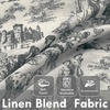 image:imageDriftAway 100 Blackout Curtains Toile Linen Back Tab W52xL84 BlackBlack