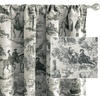 image:imageDriftAway 100 Blackout Curtains Toile Linen Back Tab W52xL84 BlackBlack