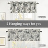image:imageDriftAway 100 Blackout Curtains Toile Linen Back Tab W52xL84 BlackBlack