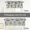 image:imageDriftAway 100 Blackout Curtains Toile Linen Back Tab W52xL84 BlackBlack