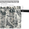 image:imageDriftAway 100 Blackout Curtains Toile Linen Back Tab W52xL84 BlackBlack