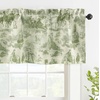 image:imageDriftAway 100 Blackout Curtains Toile Linen Back Tab W52xL84 BlackLoden Green