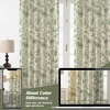 image:imageDriftAway 100 Blackout Curtains Toile Linen Back Tab W52xL84 BlackLoden Green