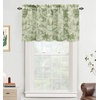 image:imageDriftAway 100 Blackout Curtains Toile Linen Back Tab W52xL84 BlackLoden Green