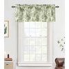 image:imageDriftAway 100 Blackout Curtains Toile Linen Back Tab W52xL84 BlackLoden Green