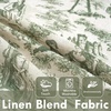 image:imageDriftAway 100 Blackout Curtains Toile Linen Back Tab W52xL84 BlackLoden Green