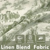 image:imageDriftAway 100 Blackout Curtains Toile Linen Back Tab W52xL84 BlackLoden Green