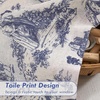 image:imageDriftAway 100 Blackout Curtains Toile Linen Back Tab W52xL84 BlackNavy