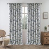image:imageDriftAway 100 Blackout Curtains Toile Linen Back Tab W52xL84 BlackNavy