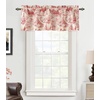 image:imageDriftAway 100 Blackout Curtains Toile Linen Back Tab W52xL84 BlackRed