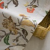 image:imageDriftAway Ada Botanical Print Lined Flower Leaf Thermal Insulated Window Valance Rod Pocket Scalloped Swag Valance 52 Inch by 16 Inch Plus 2 Inch Header Ivory Orange Teal 1 PackOrange Terra Cotta