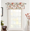 image:imageDriftAway Ada Botanical Print Lined Flower Leaf Thermal Insulated Window Valance Rod Pocket Scalloped Swag Valance 52 Inch by 16 Inch Plus 2 Inch Header Ivory Orange Teal 1 PackOrange Terra Cotta