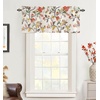 image:imageDriftAway Ada Botanical Print Lined Flower Leaf Thermal Insulated Window Valance Rod Pocket Scalloped Swag Valance 52 Inch by 16 Inch Plus 2 Inch Header Ivory Orange Teal 1 PackOrange Terra Cotta
