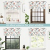 image:imageDriftAway Ada Botanical Print Lined Flower Leaf Thermal Insulated Window Valance Rod Pocket Scalloped Swag Valance 52 Inch by 16 Inch Plus 2 Inch Header Ivory Orange Teal 1 PackIvory Orange Teal