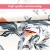 image:imageDriftAway Ada Floral Botanical Print Flower Leaf Lined Thermal Insulated Room Darkening Blackout Tie Up Window Curtains 2 Layers Each 45 Inch by 63 Inch Ivory Orange TealIvory Orange Tealgrommet