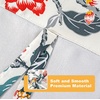 image:imageDriftAway Ada Floral Botanical Print Flower Leaf Lined Thermal Insulated Room Darkening Blackout Tie Up Window Curtains 2 Layers Each 45 Inch by 63 Inch Ivory Orange TealIvory Orange Tealrod Pocket