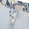 image:imageDriftAway Ada Floral Botanical Print Flower Leaf Lined Thermal Insulated Room Darkening Blackout Tie Up Window Curtains 2 Layers Each 45 Inch by 63 Inch Ivory Orange TealNavyrod Pocket