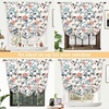 image:imageDriftAway Ada Floral Botanical Print Flower Leaf Lined Thermal Insulated Room Darkening Blackout Tie Up Window Curtains 2 Layers Each 45 Inch by 63 Inch Ivory Orange TealIvory Orange Tealrod Pocket