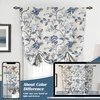 image:imageDriftAway Ada Floral Botanical Print Flower Leaf Lined Thermal Insulated Room Darkening Blackout Tie Up Window Curtains 2 Layers Each 45 Inch by 63 Inch Ivory Orange TealNavyrod Pocket