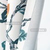 image:imageDriftAway Ada Floral Botanical Print Flower Leaf Lined Thermal Insulated Room Darkening Blackout Tie Up Window Curtains 2 Layers Each 45 Inch by 63 Inch Ivory Orange TealIvory Orange Tealgrommet