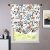 image:imageDriftAway Ada Floral Botanical Print Flower Leaf Lined Thermal Insulated Room Darkening Blackout Tie Up Window Curtains 2 Layers Each 45 Inch by 63 Inch Ivory Orange TealIvory Orange Tealrod Pocket