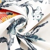 image:imageDriftAway Ada Floral Botanical Print Flower Leaf Lined Thermal Insulated Room Darkening Blackout Tie Up Window Curtains 2 Layers Each 45 Inch by 63 Inch Ivory Orange TealIvory Orange Tealrod Pocket