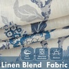 image:imageDriftAway Ada Floral Botanical Print Flower Leaf Lined Thermal Insulated Room Darkening Blackout Tie Up Window Curtains 2 Layers Each 45 Inch by 63 Inch Ivory Orange TealNavyrod Pocket