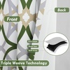 image:imageDriftAway Alexander 80 Blackout Curtains for Living Room 250GSM Pattern Match Thermal Insulated Room Darkening Geo Moroccan Mid Century Grommet Bedroom Drapes 2 Panels 52 Inch by 84 Inch Red GrayG Loden Green