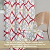 image:imageDriftAway Alexander 80 Blackout Curtains for Living Room 250GSM Pattern Match Thermal Insulated Room Darkening Geo Moroccan Mid Century Grommet Bedroom Drapes 2 Panels 52 Inch by 84 Inch Red GrayG Red Gray