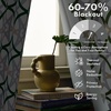 image:imageDriftAway Alexander 80 Blackout Curtains for Living Room 250GSM Pattern Match Thermal Insulated Room Darkening Geo Moroccan Mid Century Grommet Bedroom Drapes 2 Panels 52 Inch by 84 Inch Red GrayG Loden Green