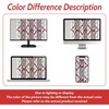 image:imageDriftAway Alexander 80 Blackout Curtains for Living Room 250GSM Pattern Match Thermal Insulated Room Darkening Geo Moroccan Mid Century Grommet Bedroom Drapes 2 Panels 52 Inch by 84 Inch Red GrayG Red Gray