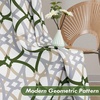 image:imageDriftAway Alexander 80 Blackout Curtains for Living Room 250GSM Pattern Match Thermal Insulated Room Darkening Geo Moroccan Mid Century Grommet Bedroom Drapes 2 Panels 52 Inch by 84 Inch Red GrayG Loden Green