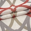 image:imageDriftAway Alexander 80 Blackout Curtains for Living Room 250GSM Pattern Match Thermal Insulated Room Darkening Geo Moroccan Mid Century Grommet Bedroom Drapes 2 Panels 52 Inch by 84 Inch Red GrayLinen Red Gray