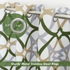 image:imageDriftAway Alexander 80 Blackout Curtains for Living Room 250GSM Pattern Match Thermal Insulated Room Darkening Geo Moroccan Mid Century Grommet Bedroom Drapes 2 Panels 52 Inch by 84 Inch Red GrayG Loden Green