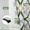 image:imageDriftAway Alexander 80 Blackout Curtains for Living Room 250GSM Pattern Match Thermal Insulated Room Darkening Geo Moroccan Mid Century Grommet Bedroom Drapes 2 Panels 52 Inch by 84 Inch Red GrayG Loden Green