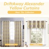 image:imageDriftAway Alexander 80 Blackout Curtains for Living Room 250GSM Pattern Match Thermal Insulated Room Darkening Geo Moroccan Mid Century Grommet Bedroom Drapes 2 Panels 52 Inch by 84 Inch Red GrayG Yellow Gray
