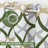image:imageDriftAway Alexander 80 Blackout Curtains for Living Room 250GSM Pattern Match Thermal Insulated Room Darkening Geo Moroccan Mid Century Grommet Bedroom Drapes 2 Panels 52 Inch by 84 Inch Red GrayG Loden Green