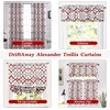 image:imageDriftAway Alexander 80 Blackout Curtains for Living Room 250GSM Pattern Match Thermal Insulated Room Darkening Geo Moroccan Mid Century Grommet Bedroom Drapes 2 Panels 52 Inch by 84 Inch Red GrayG Red Gray