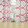 image:imageDriftAway Alexander 80 Blackout Curtains for Living Room 250GSM Pattern Match Thermal Insulated Room Darkening Geo Moroccan Mid Century Grommet Bedroom Drapes 2 Panels 52 Inch by 84 Inch Red GrayG Red Gray