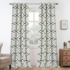 image:imageDriftAway Alexander 80 Blackout Curtains for Living Room 250GSM Pattern Match Thermal Insulated Room Darkening Geo Moroccan Mid Century Grommet Bedroom Drapes 2 Panels 52 Inch by 84 Inch Red GrayG Loden Green
