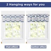 image:imageDriftAway Alexander Blackout Valances for Windows Thermal Insulated Kitchen Topper Geometric Moroccan Mid Century Pattern Match Thick Bathroom Curtain Valance Rod Pocket 52 Inch by 14 Inch RedGrayAlexandernavyGray