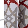 image:imageDriftAway Alexander Blackout Valances for Windows Thermal Insulated Kitchen Topper Geometric Moroccan Mid Century Pattern Match Thick Bathroom Curtain Valance Rod Pocket 52 Inch by 14 Inch RedGrayAlexanderredGray