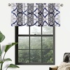 image:imageDriftAway Alexander Blackout Valances for Windows Thermal Insulated Kitchen Topper Geometric Moroccan Mid Century Pattern Match Thick Bathroom Curtain Valance Rod Pocket 52 Inch by 14 Inch RedGrayAlexandernavyGray